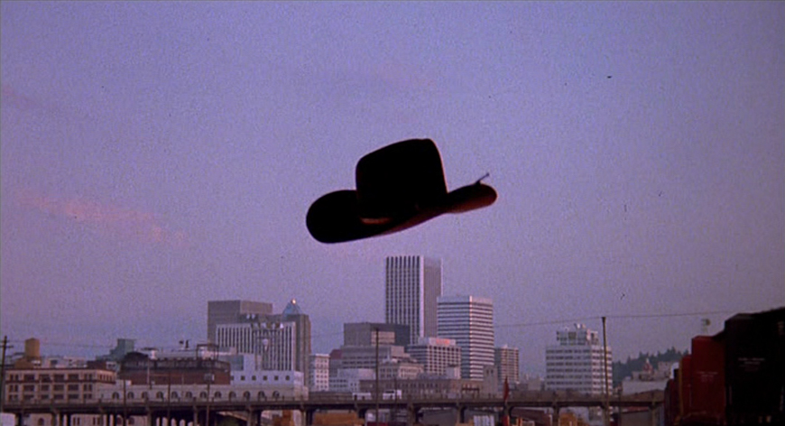 Hats on the bed. All original structures now obscured by development.